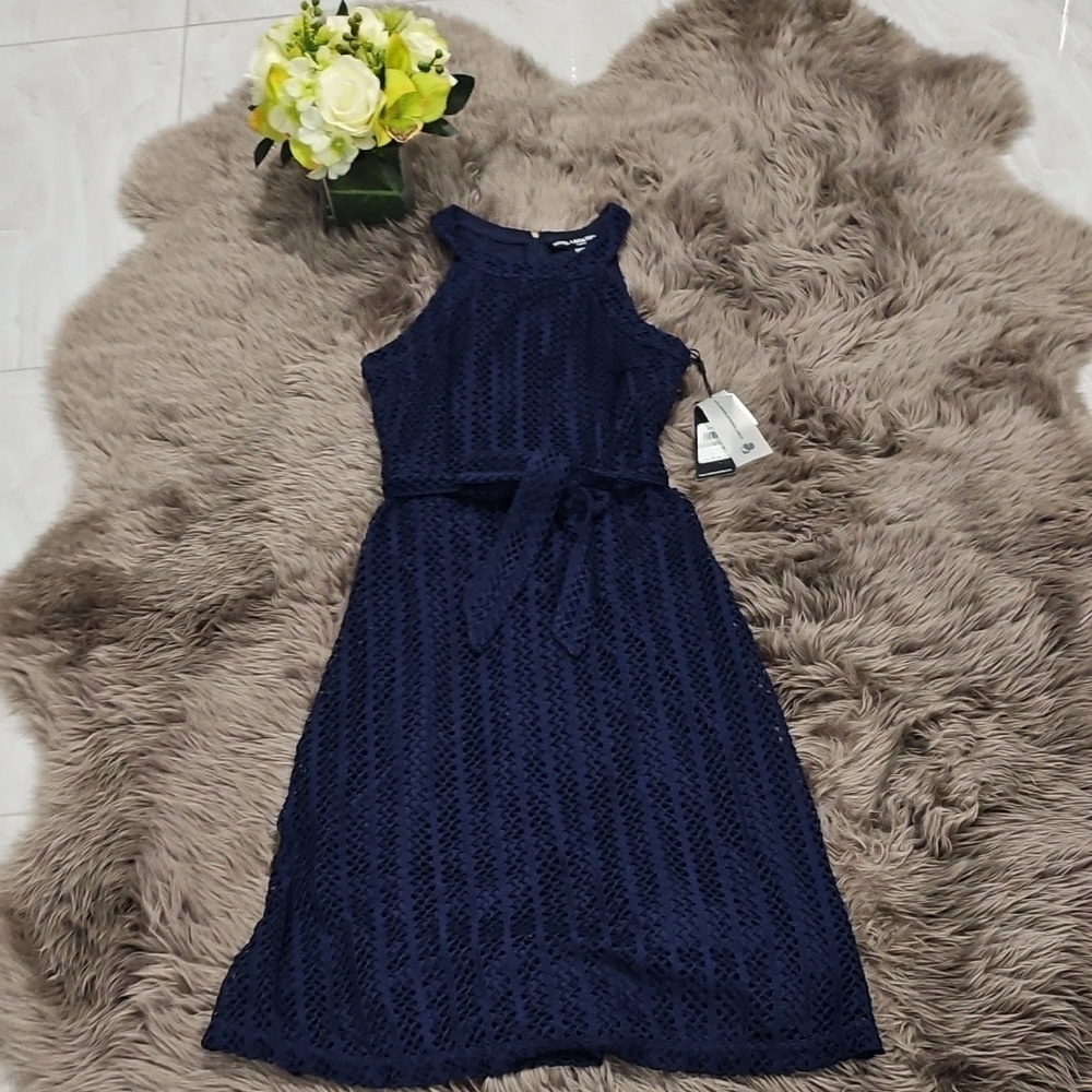Elegant Navy Blue Kids Dress